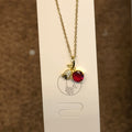 Red Pendant Chain SC0114