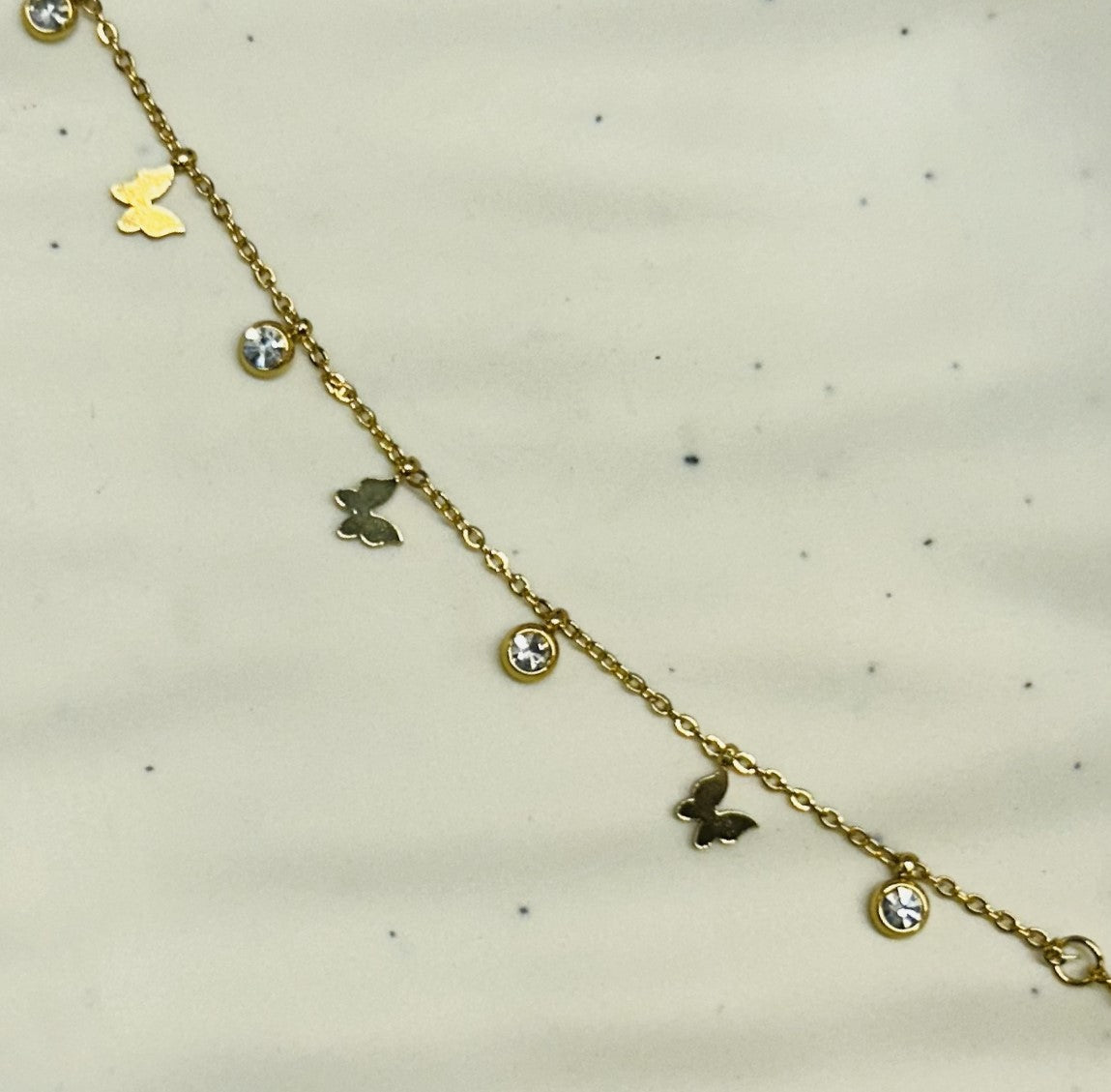 Charms Chain Bracelet Double Layered